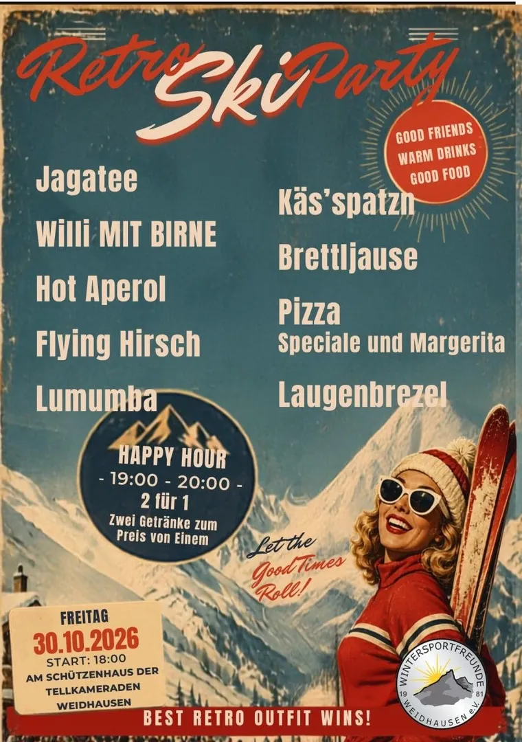 Retro Skiparty ⛷️