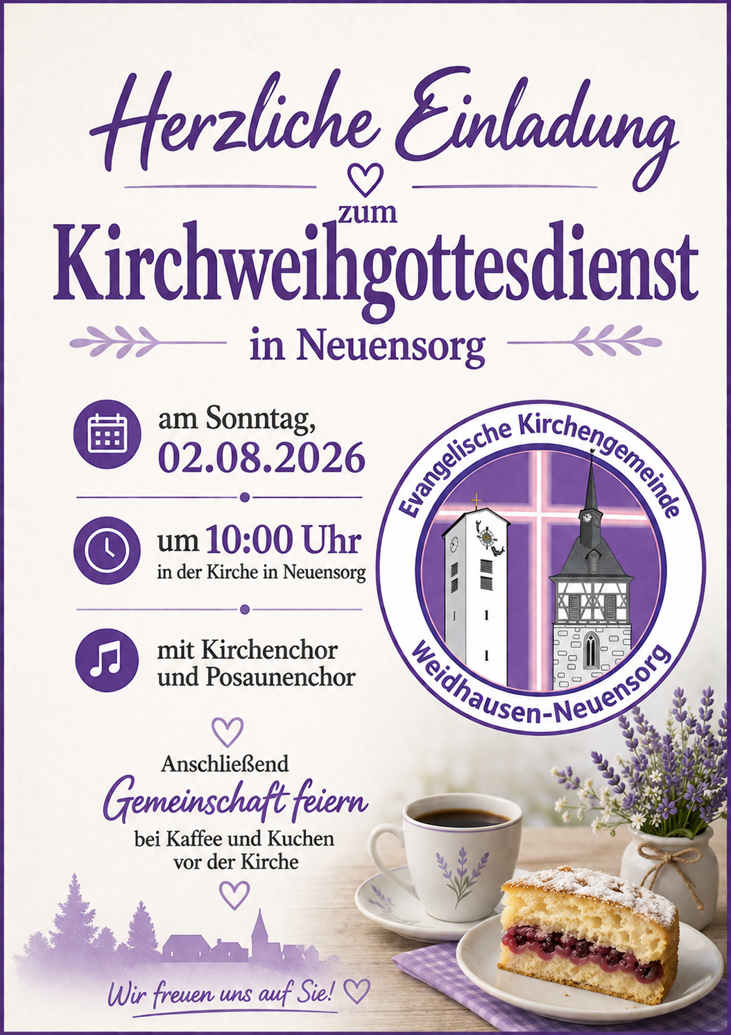 Kirchweihgottesdienst in Neuensorg