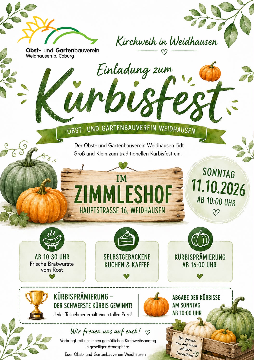 Kirchweihsonntag im Zimmleshof 