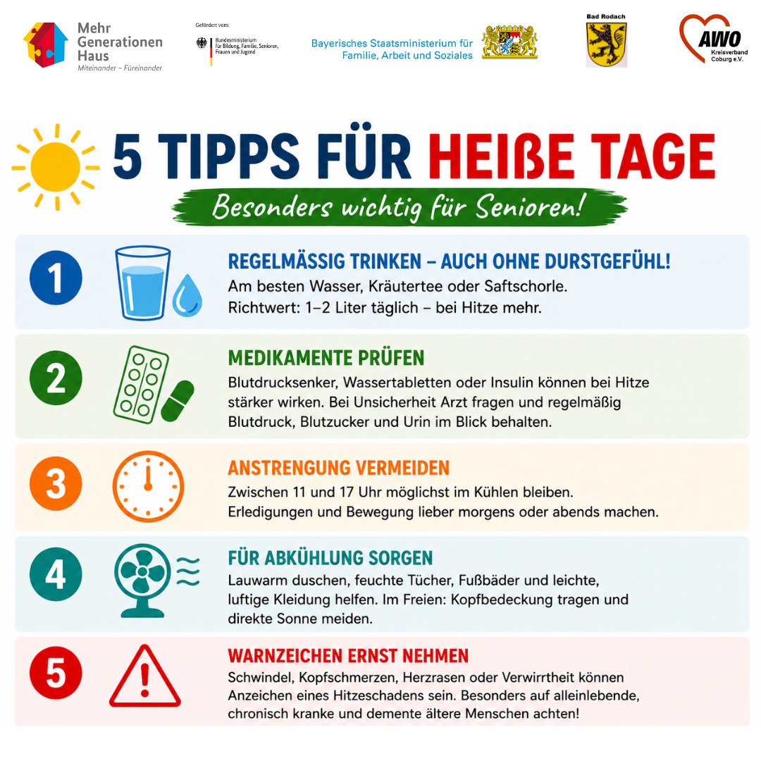 ☼ 5 Tipps für heiße Tage ☼