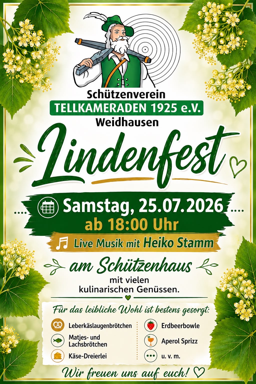 Lindenfest bei den Tellkameraden