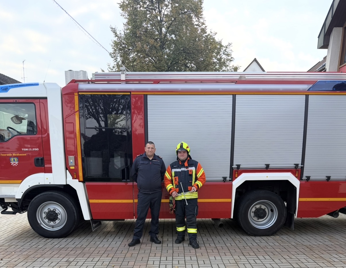 Neuer Gerätewart für die FF Weidhausen 