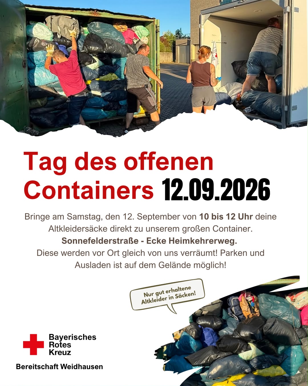 Tag des offenen Containers
