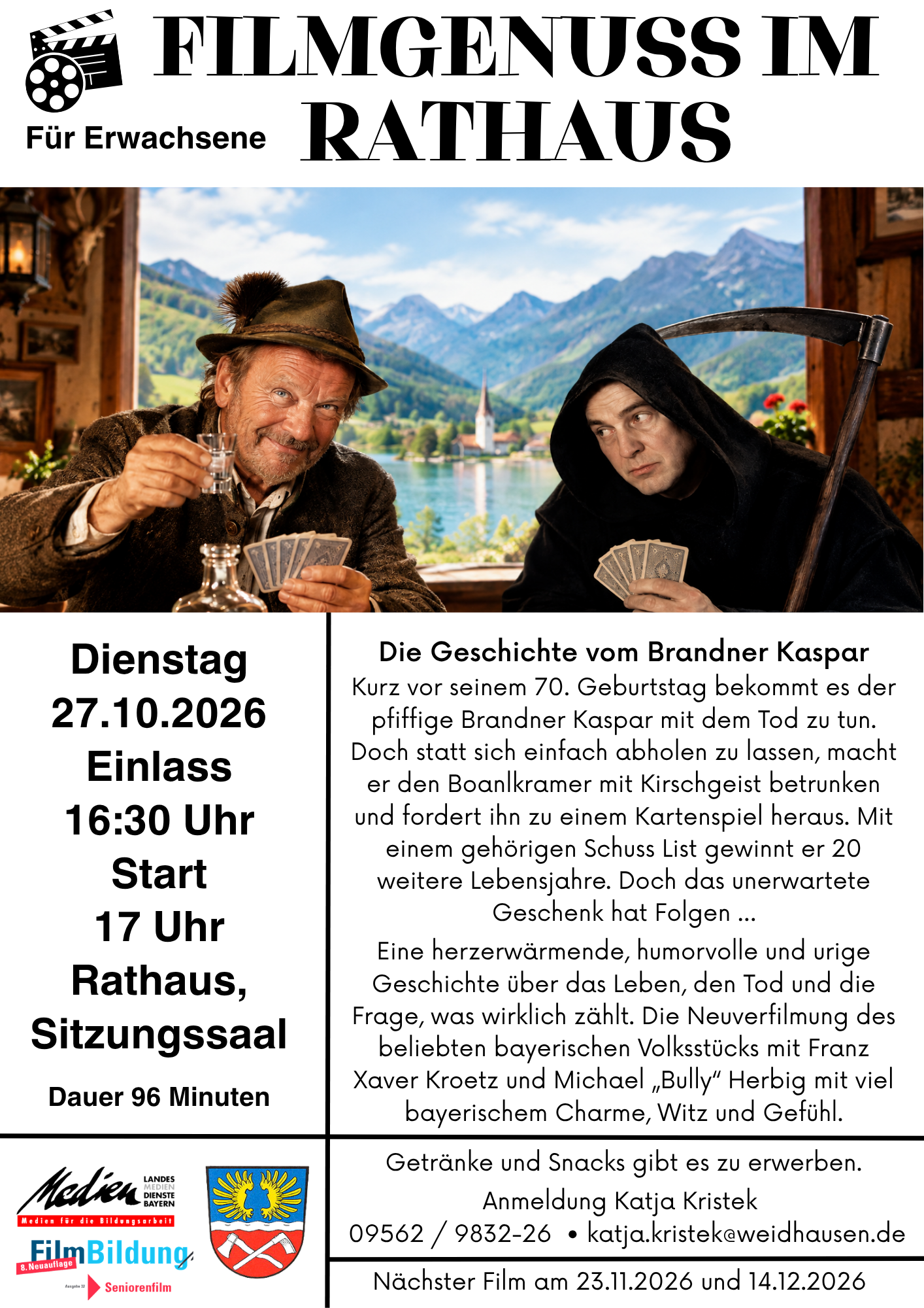 Filmgenuss im Rathaus