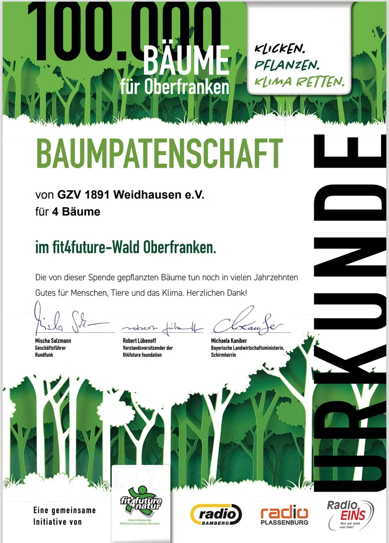 🌳 Baumpflanzchallenge 2025 🌳