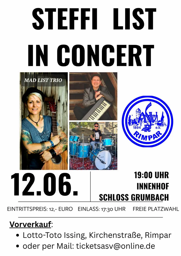 Steffi List mit Mad List Trio