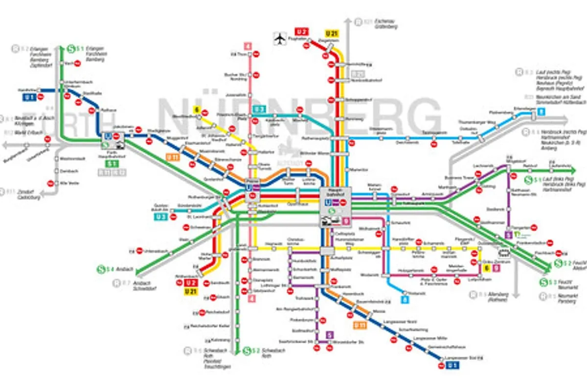 Eisenbahninfrastruktur in der Metropolregion Nürnberg