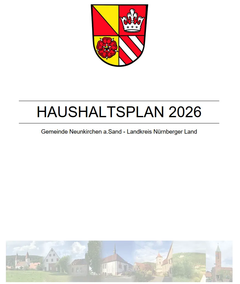 Haushaltssatzung und Haushaltsplan 2026 einstimmig beschlossen