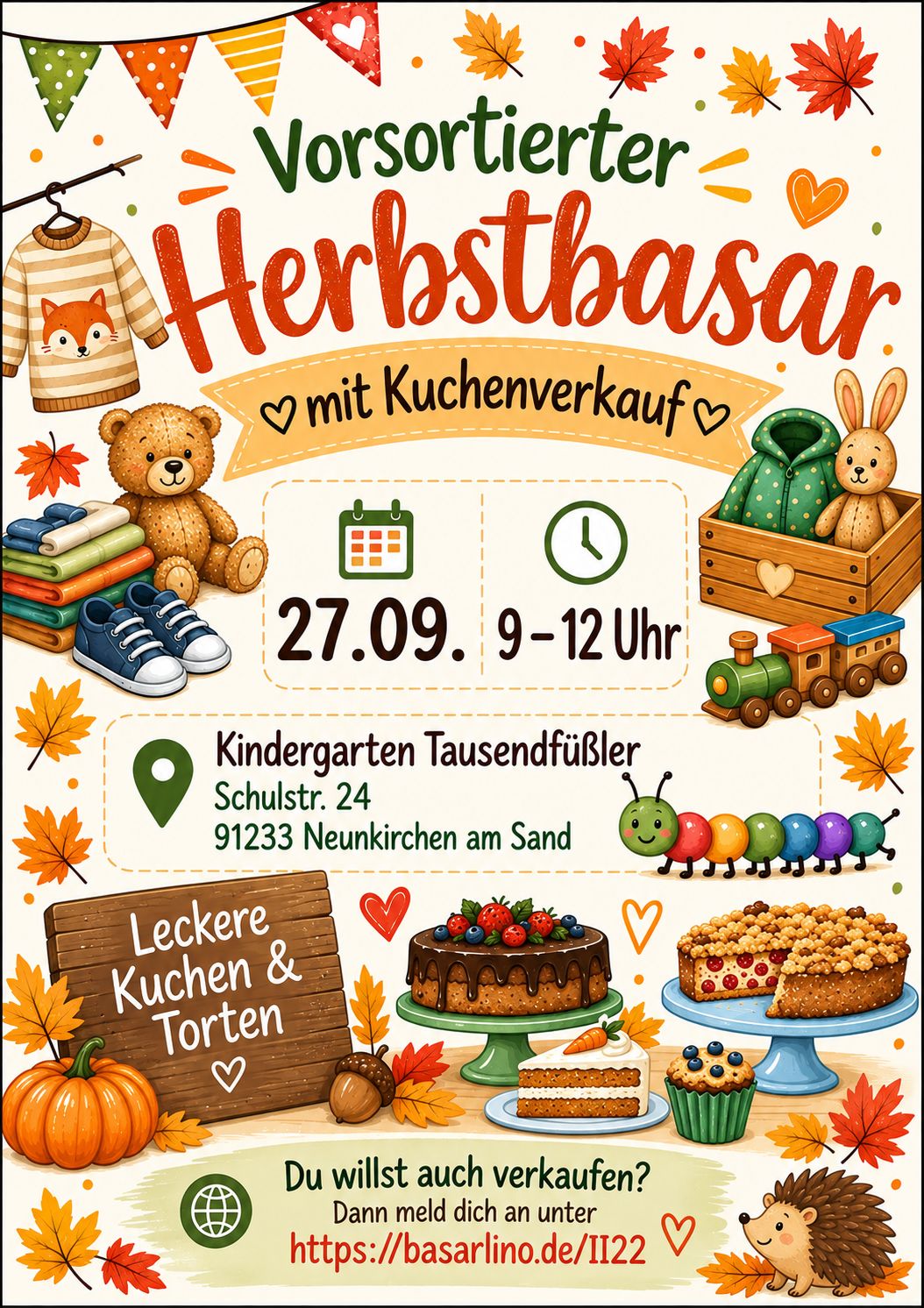 Vorsortierter Herbsbasar 