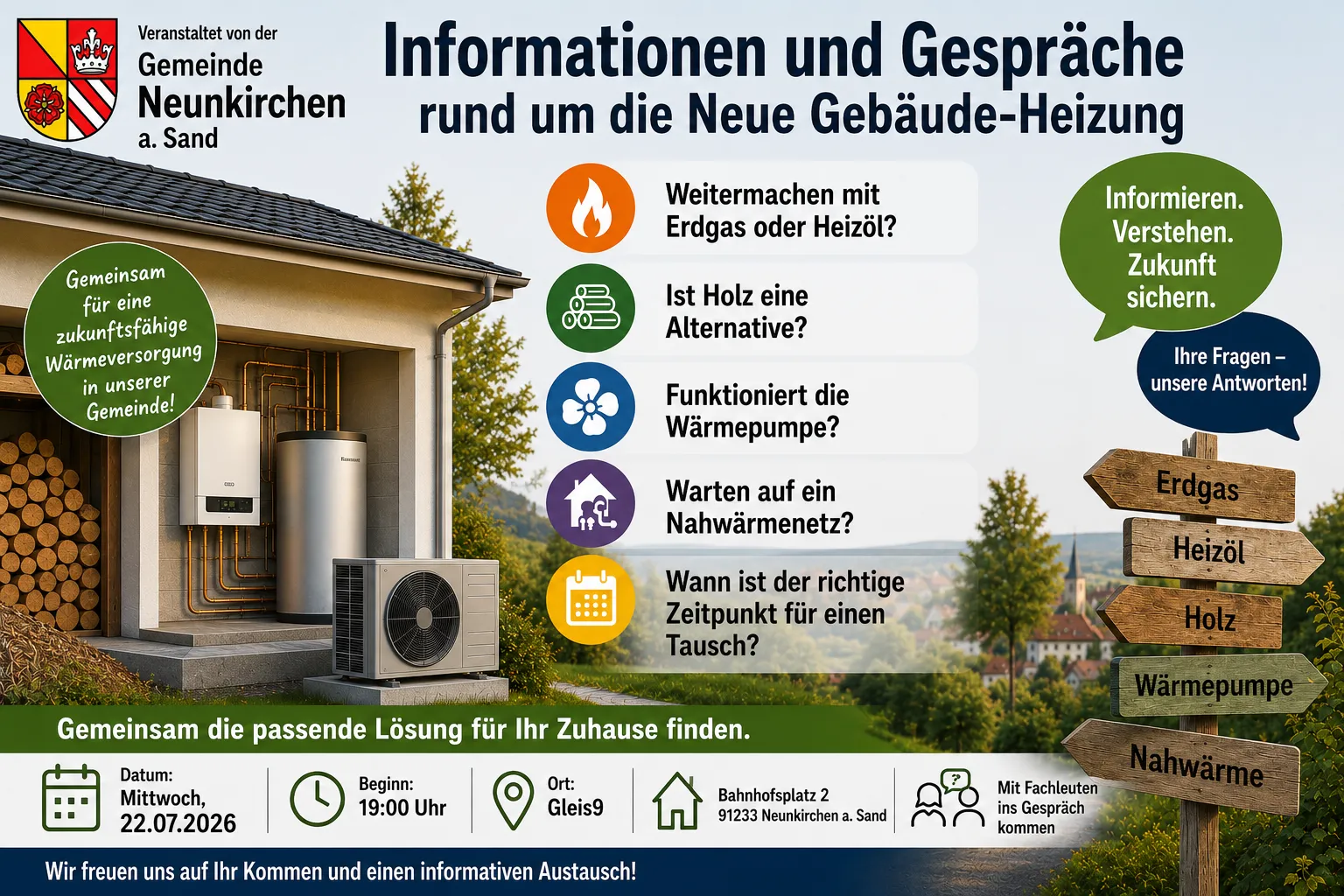 Einladung zum Heizungs-Treff