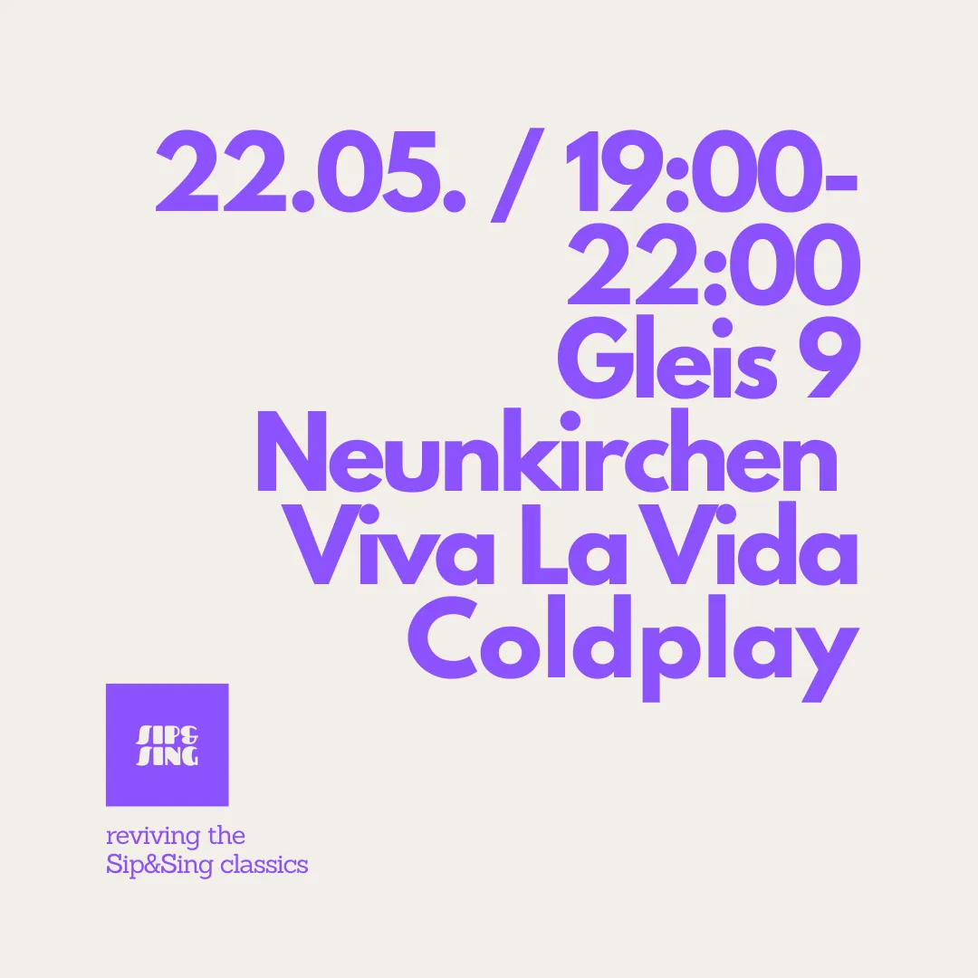 Sip & Sing im Gleis 9 mit Regina Heiss