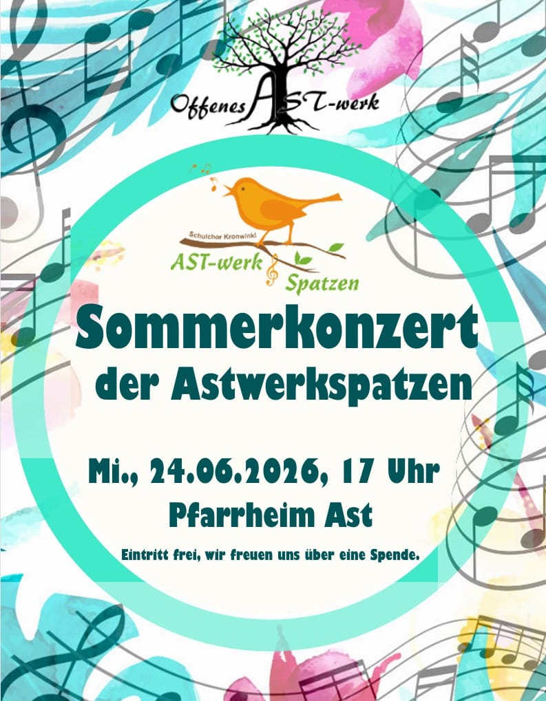 Chorkonzert der Astwerkspatzen