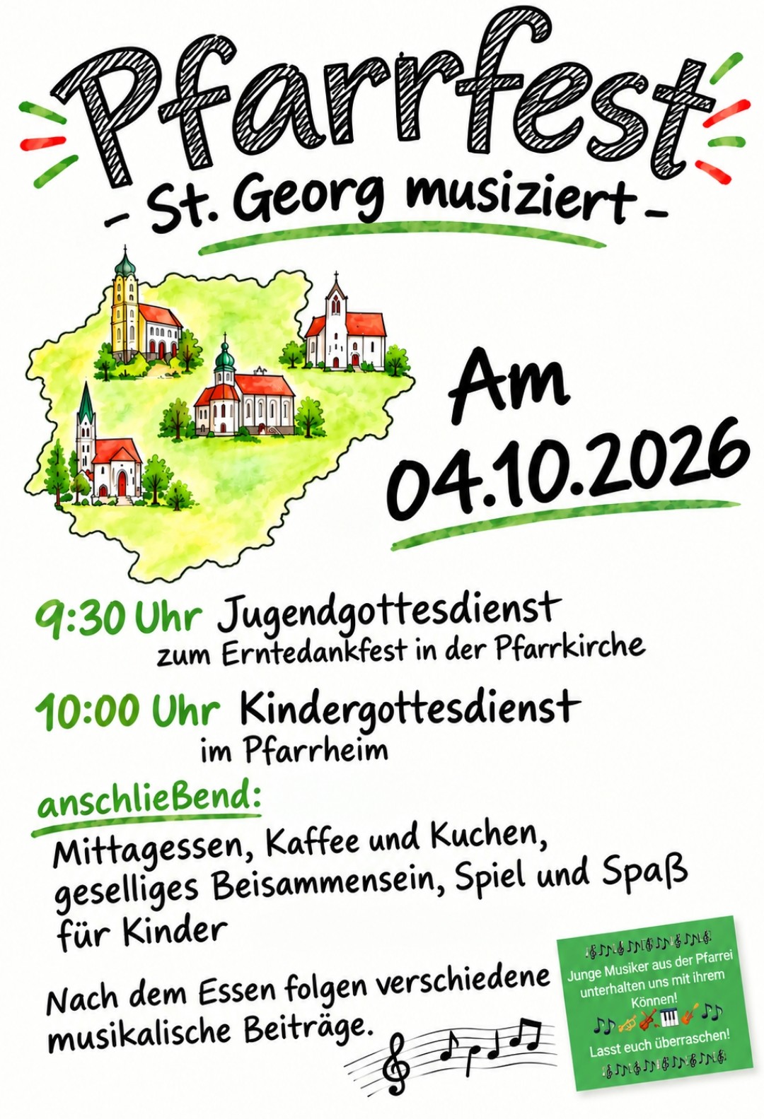 Pfarrfest St. Georg musiziert