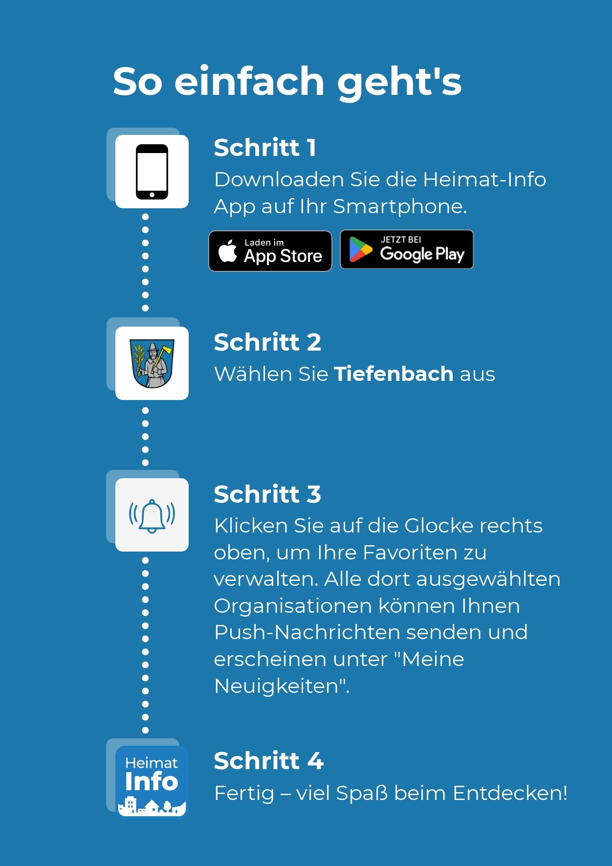 NEU: Die Gemeinde Tiefenbach jetzt als App!