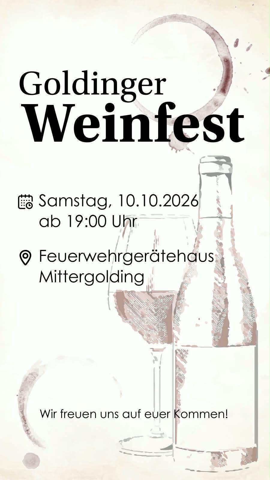 Weinfest der FF Mittergolding