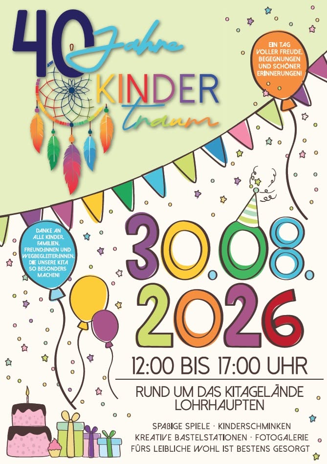Kita Jubiläumsfest - 40 Jahre