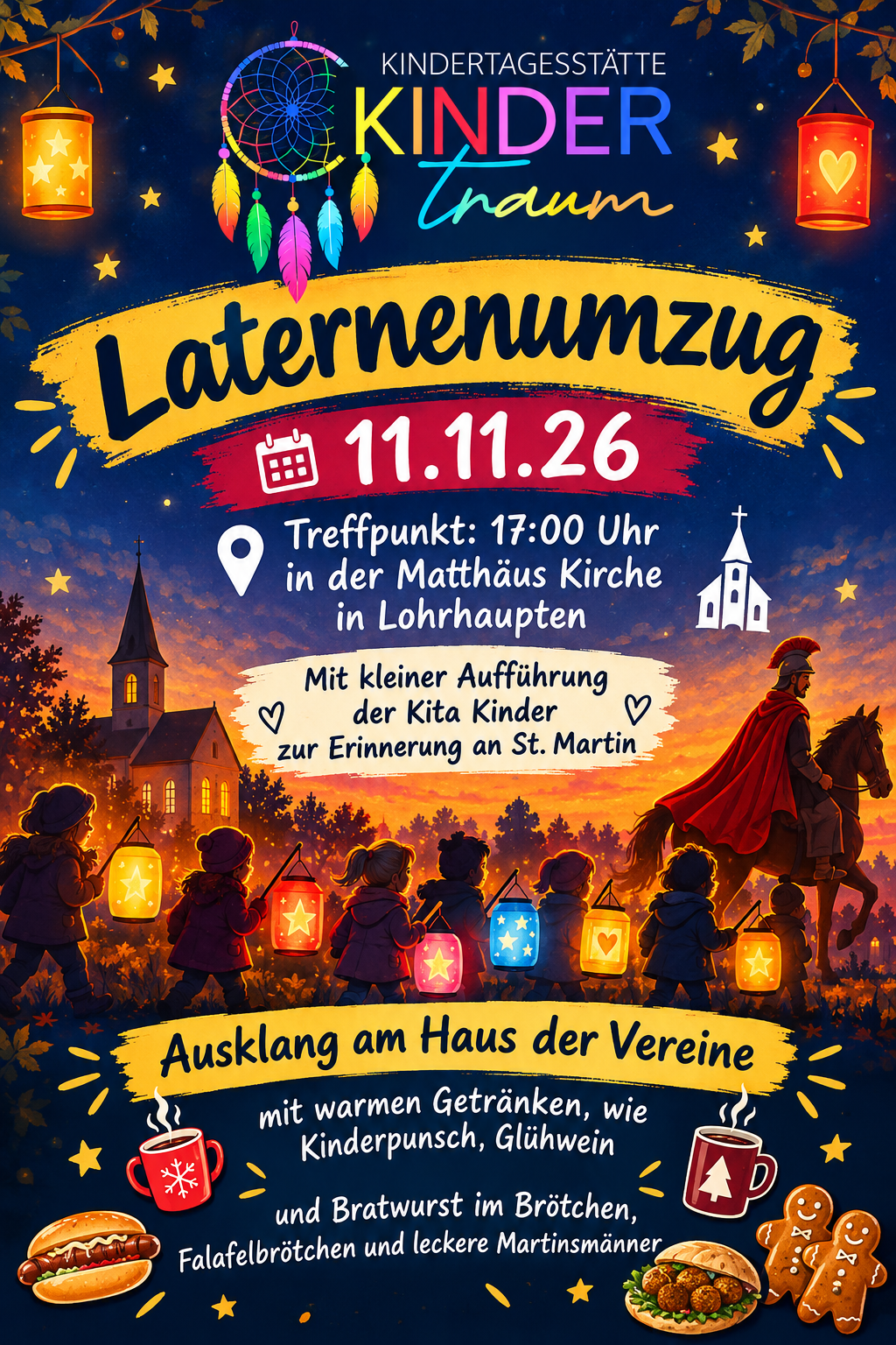 Laternenumzug  - OT Lohrhaupten