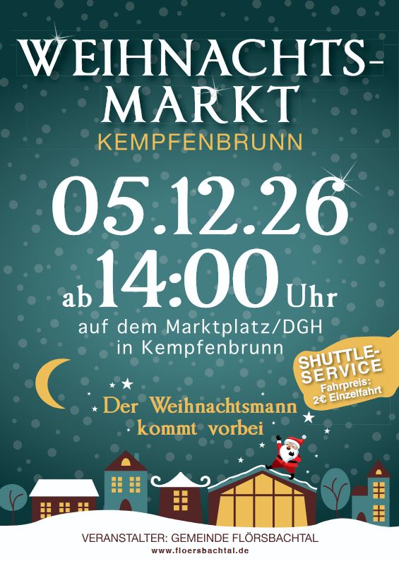 Weihnachtsmarkt Kempfenbrunn - 05.12.2026 - ab 14 Uhr