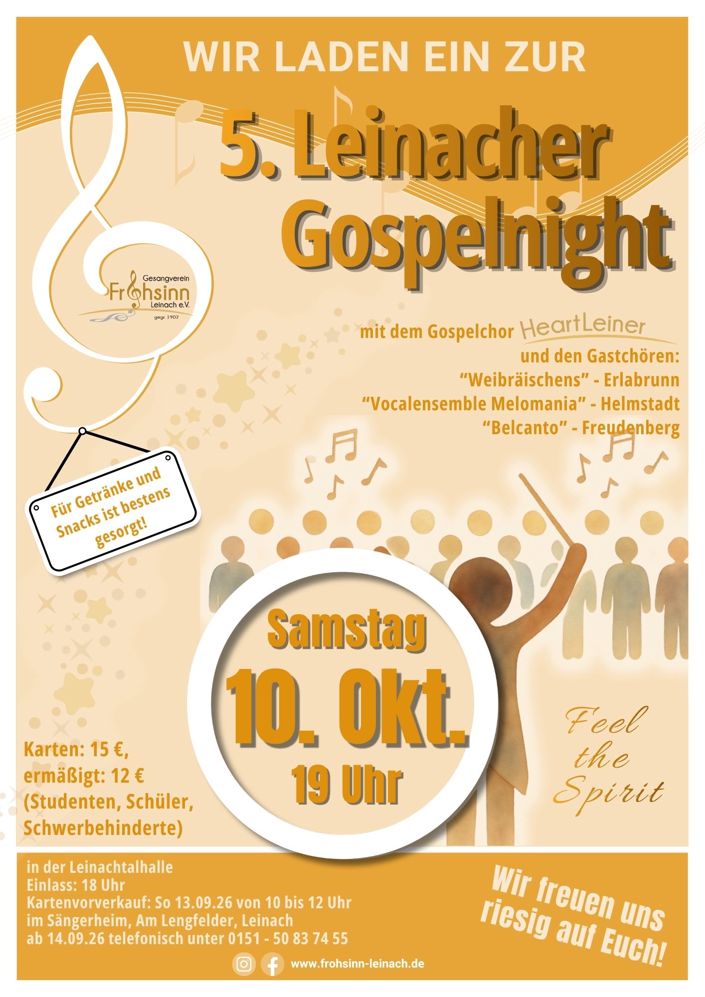 Nicht vergessen - Kartenvorverkauf