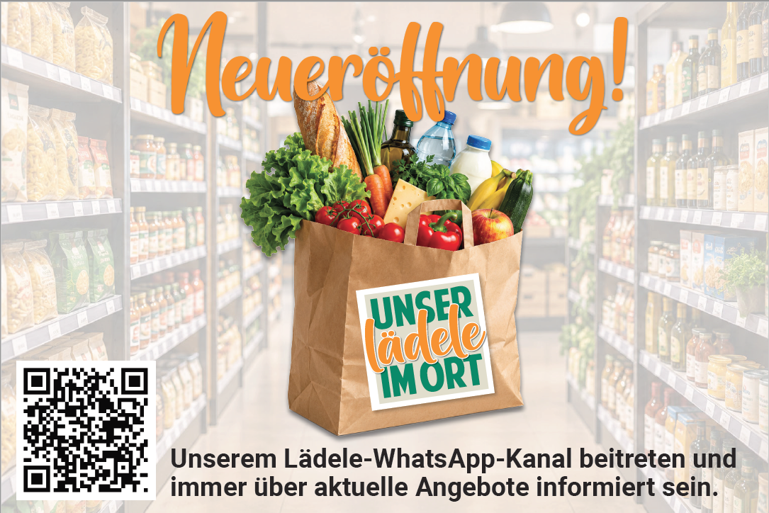 Wiedereröffnung unseres Dorfladens am 11.09.2026