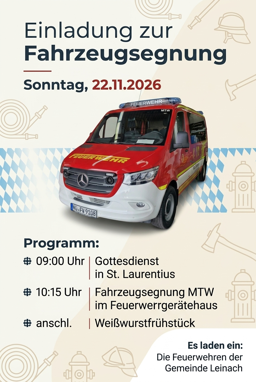 Fahrzeugsegnung