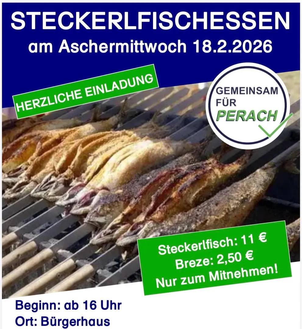 Gemeinsam für Perach gegrillte Fische vom Feinsten