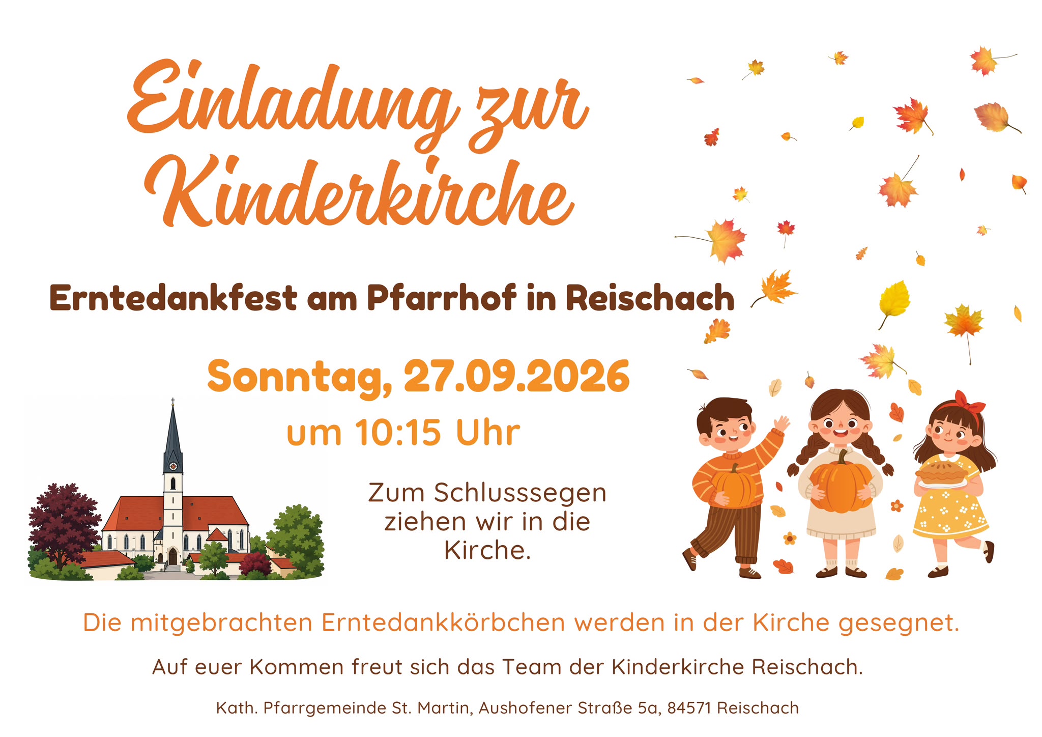 Kinderkirche zum Erntedankfest