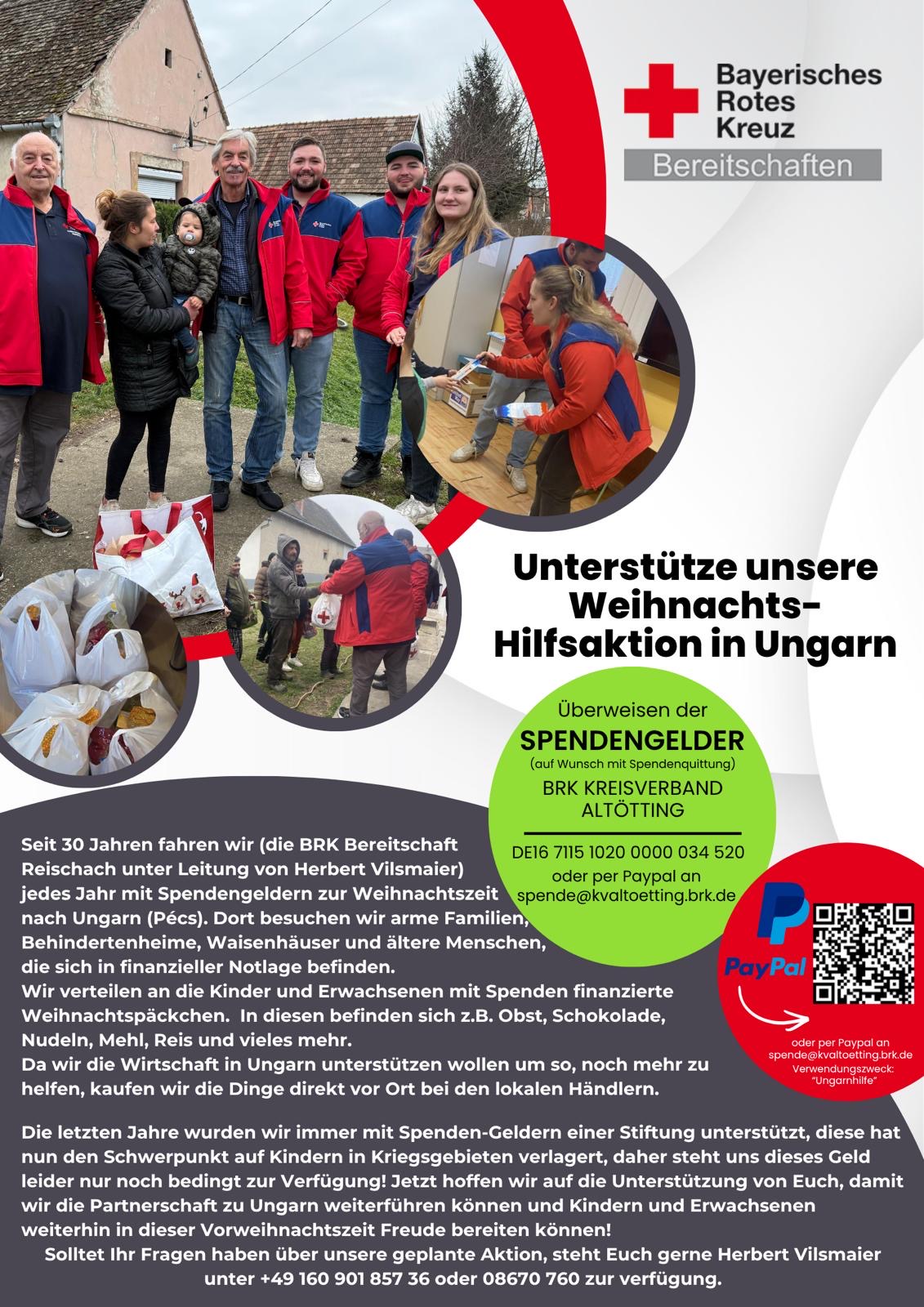 Weihnachts- Hilfsaktion in Ungarn