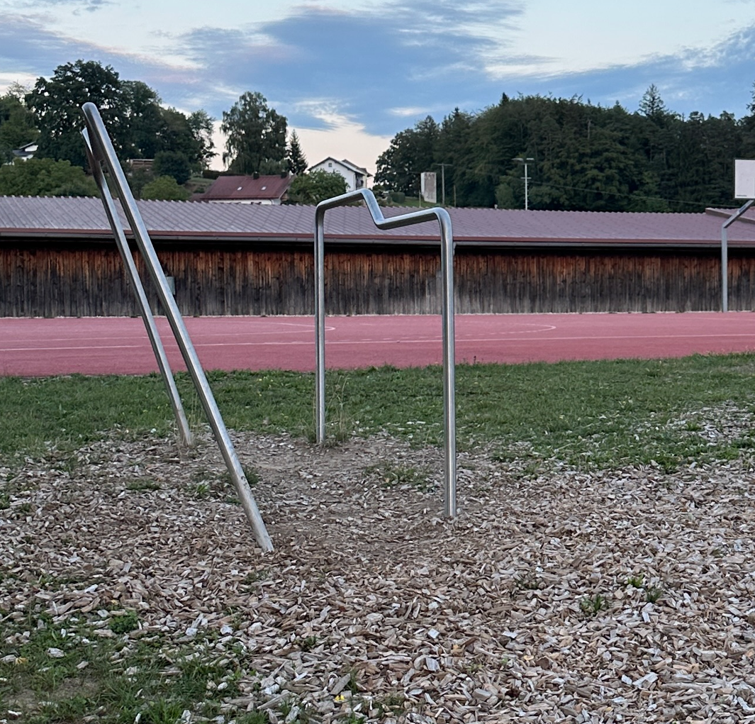 Sportgerät mutwillig beschädigt