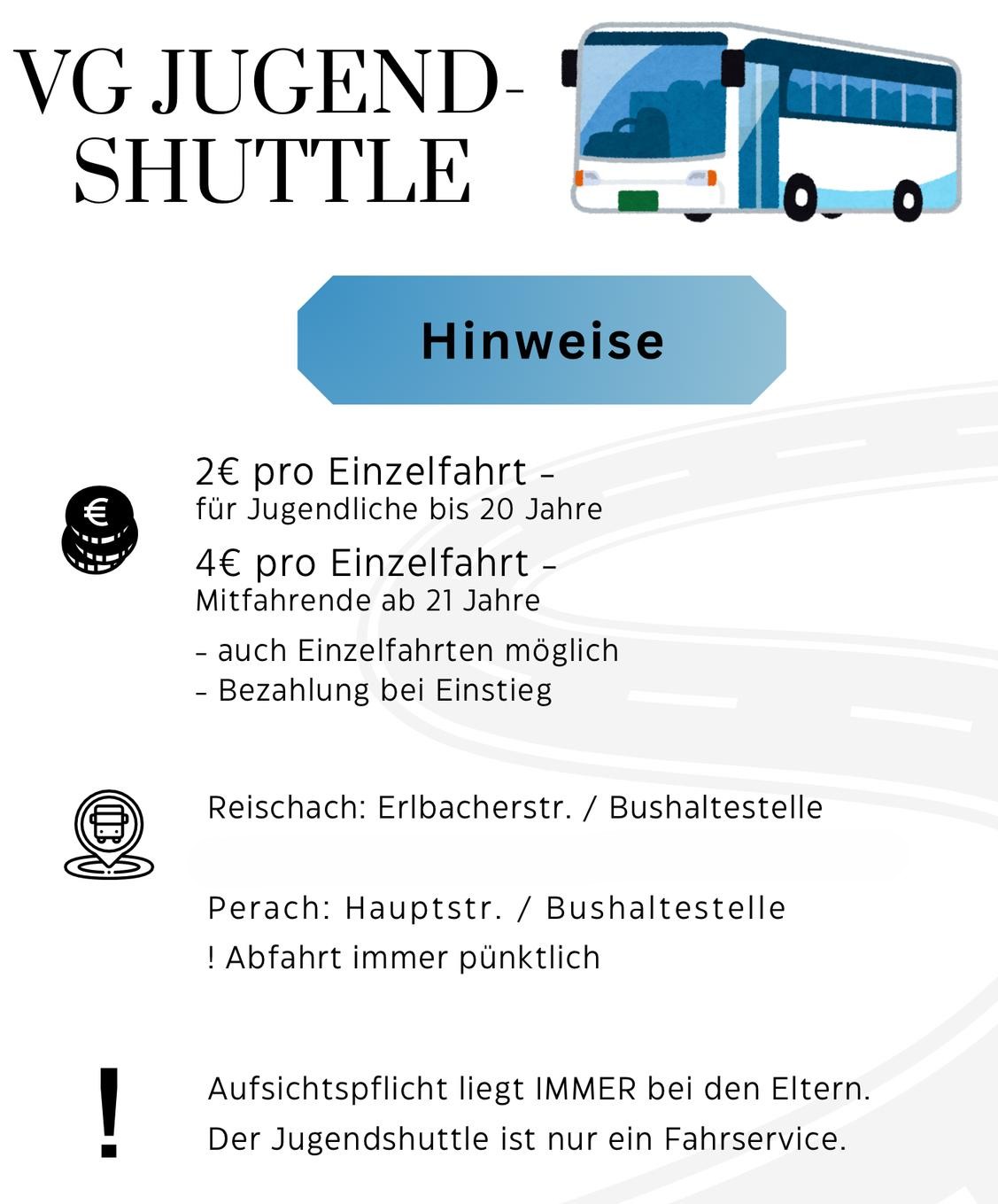 Shoppen und Bummeln mit dem Jugendshuttle: 17.10.