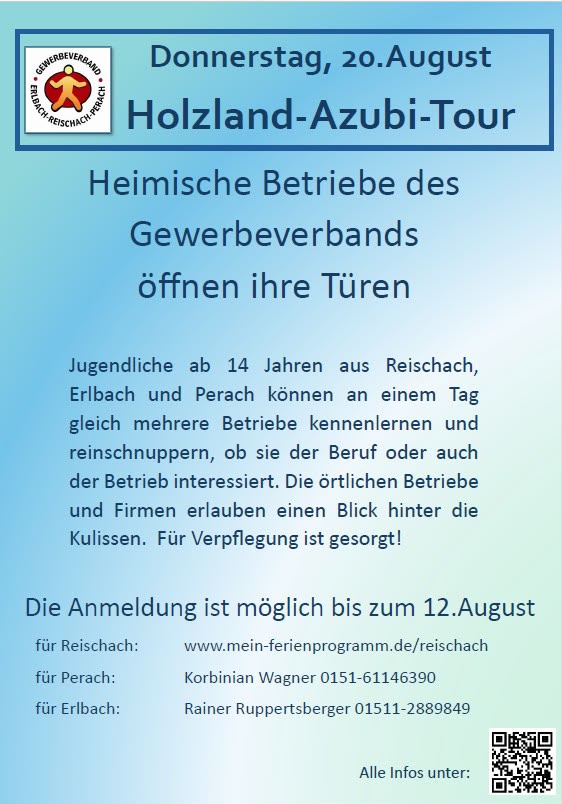Holzland-Azubi-Tour - Anmeldung nur noch heute möglich!