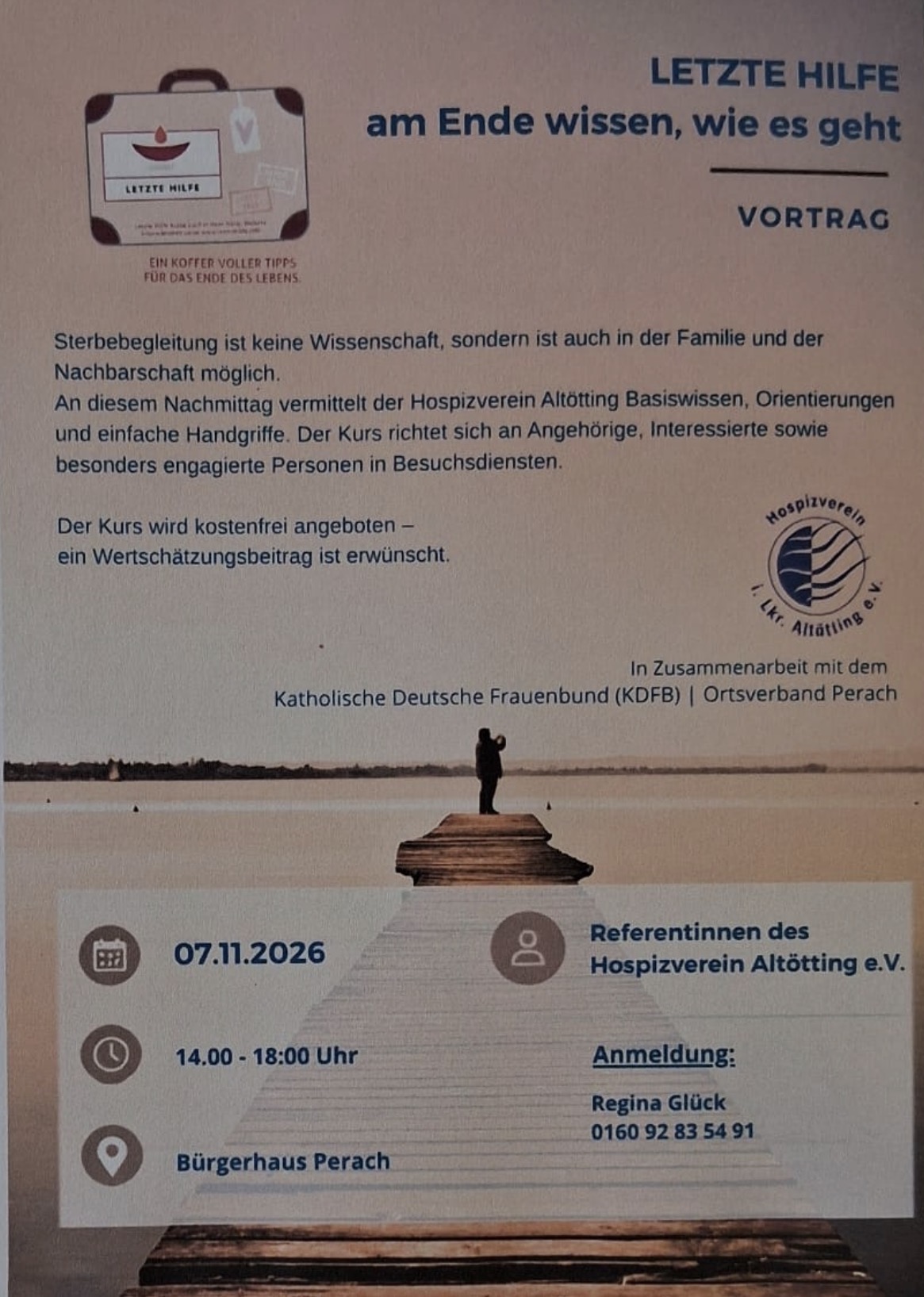Letzte Hilfe, am Ende wissen wie es geht - Vortrag