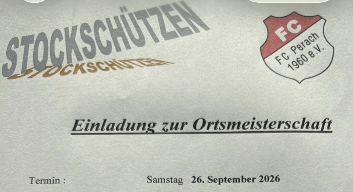 Stockschützen Ortsmeisterschaft 
