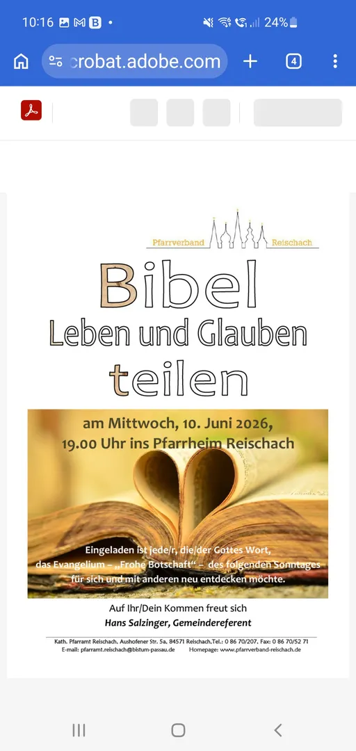 Bibel leben und Glauben teilen 