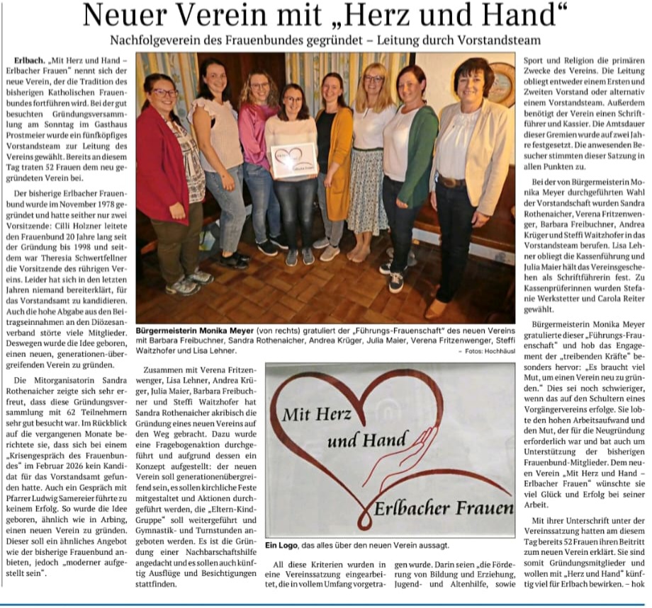 Gründungsversammlung - ein voller Erfolg