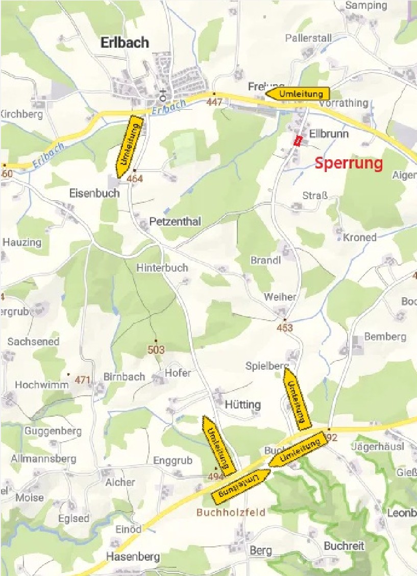Straßensperrung
