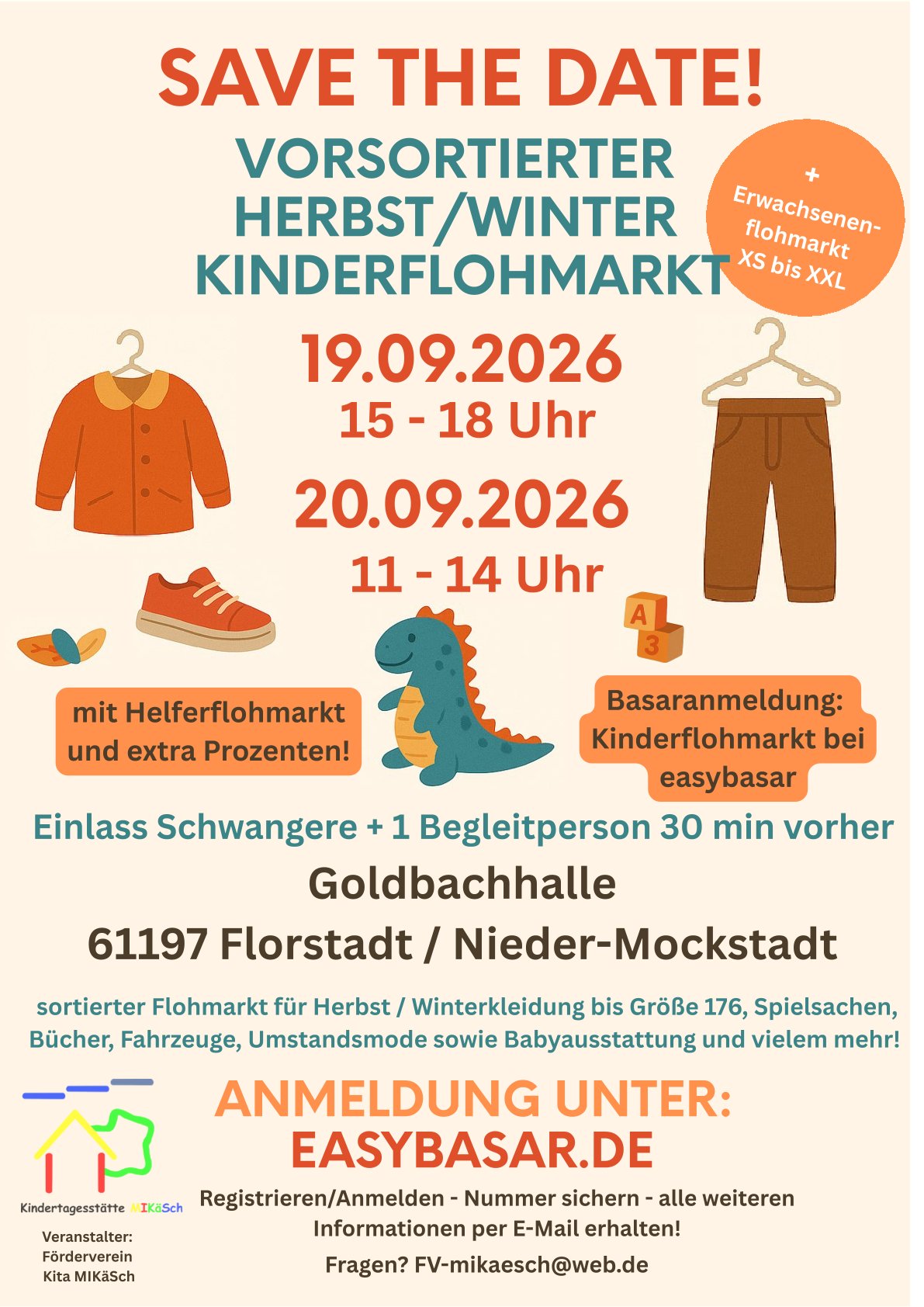 vorsortierter Kinder- & Erwachsenenflohmarkt