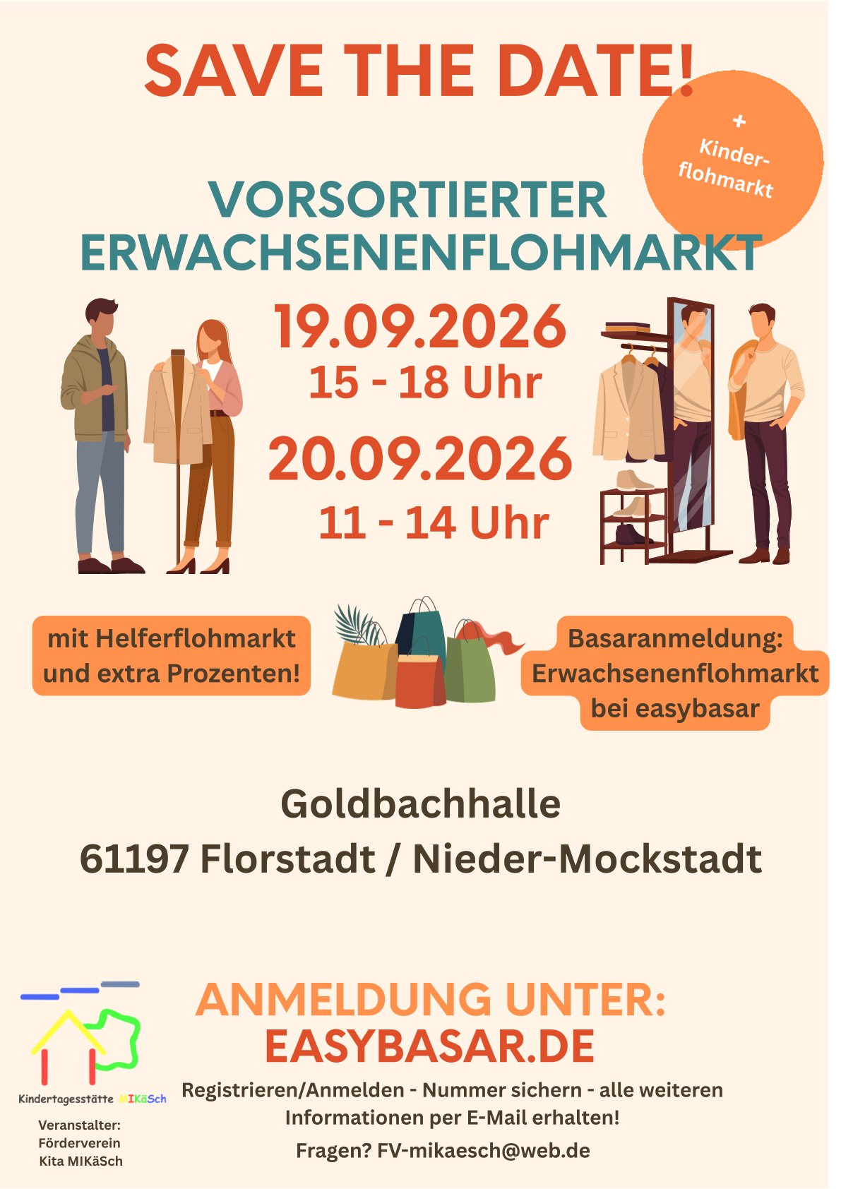 vorsortierter Kinder- & Erwachsenflohmarkt