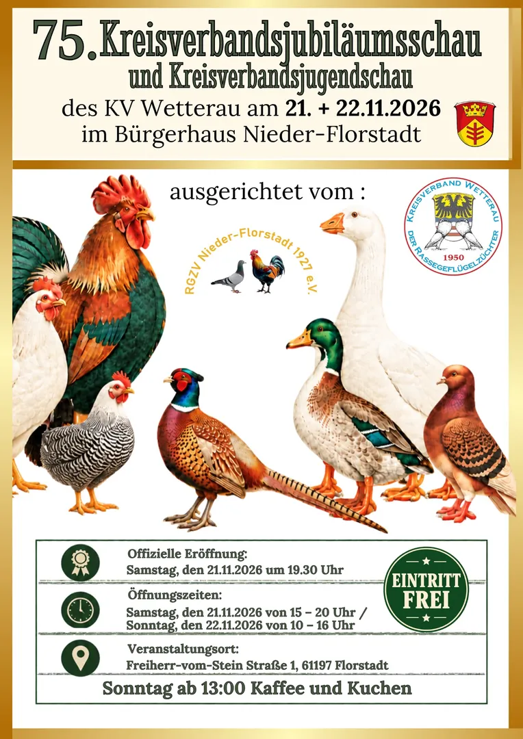 Kreisjubiläumsschau RGZV