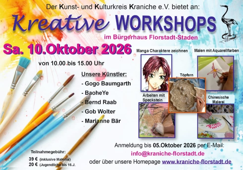 Kreative Workshops in Florstadt-Staden