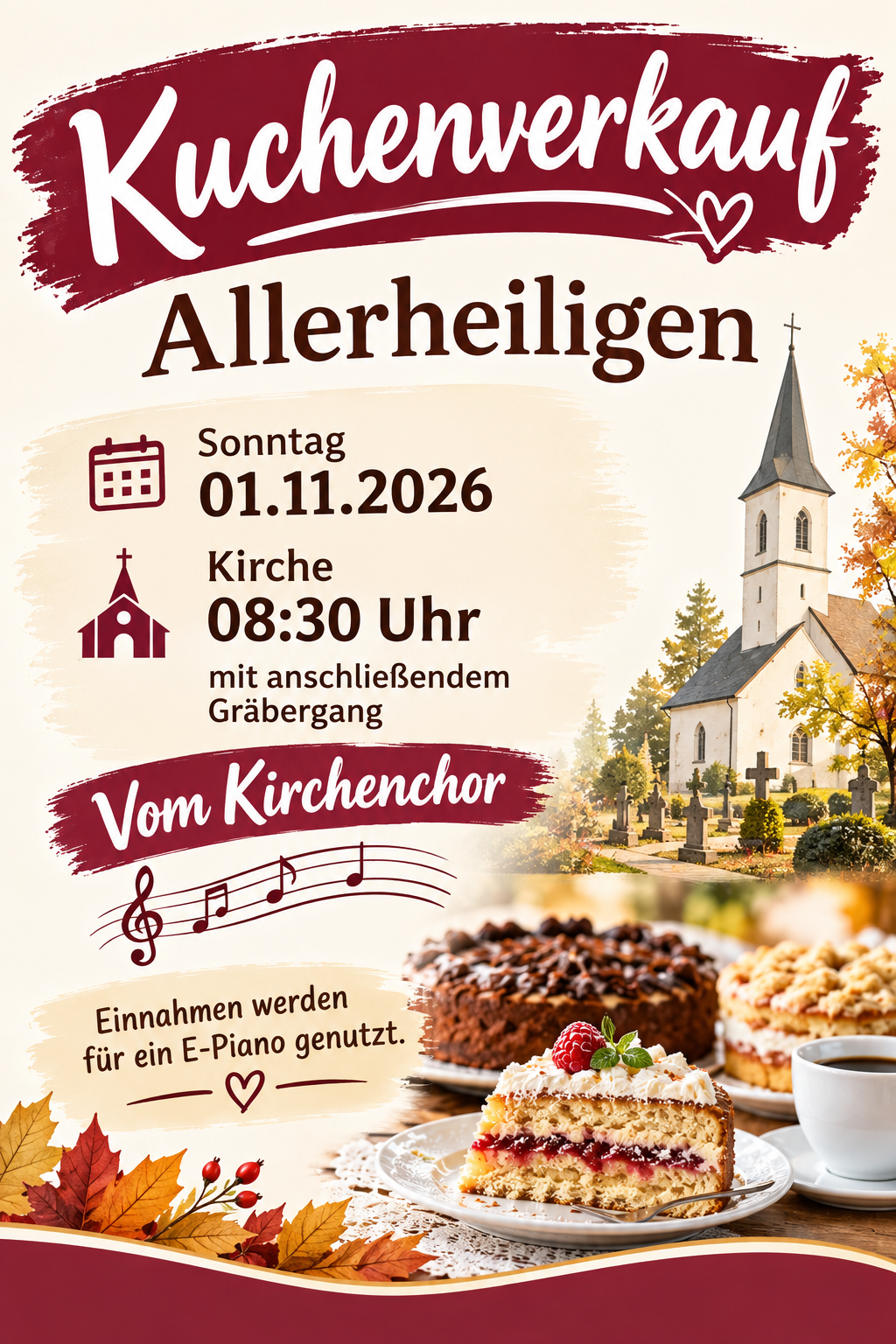 Kuchenverkauf (Allerheiligen)
