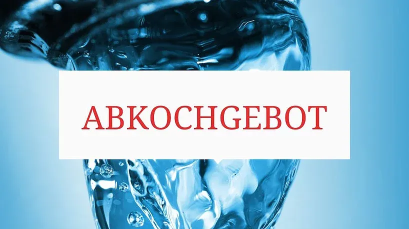 Abkochgebot Trinkwasser