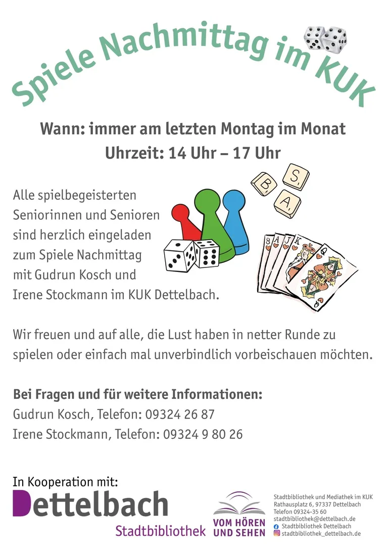 Spielenachmittag im KUK