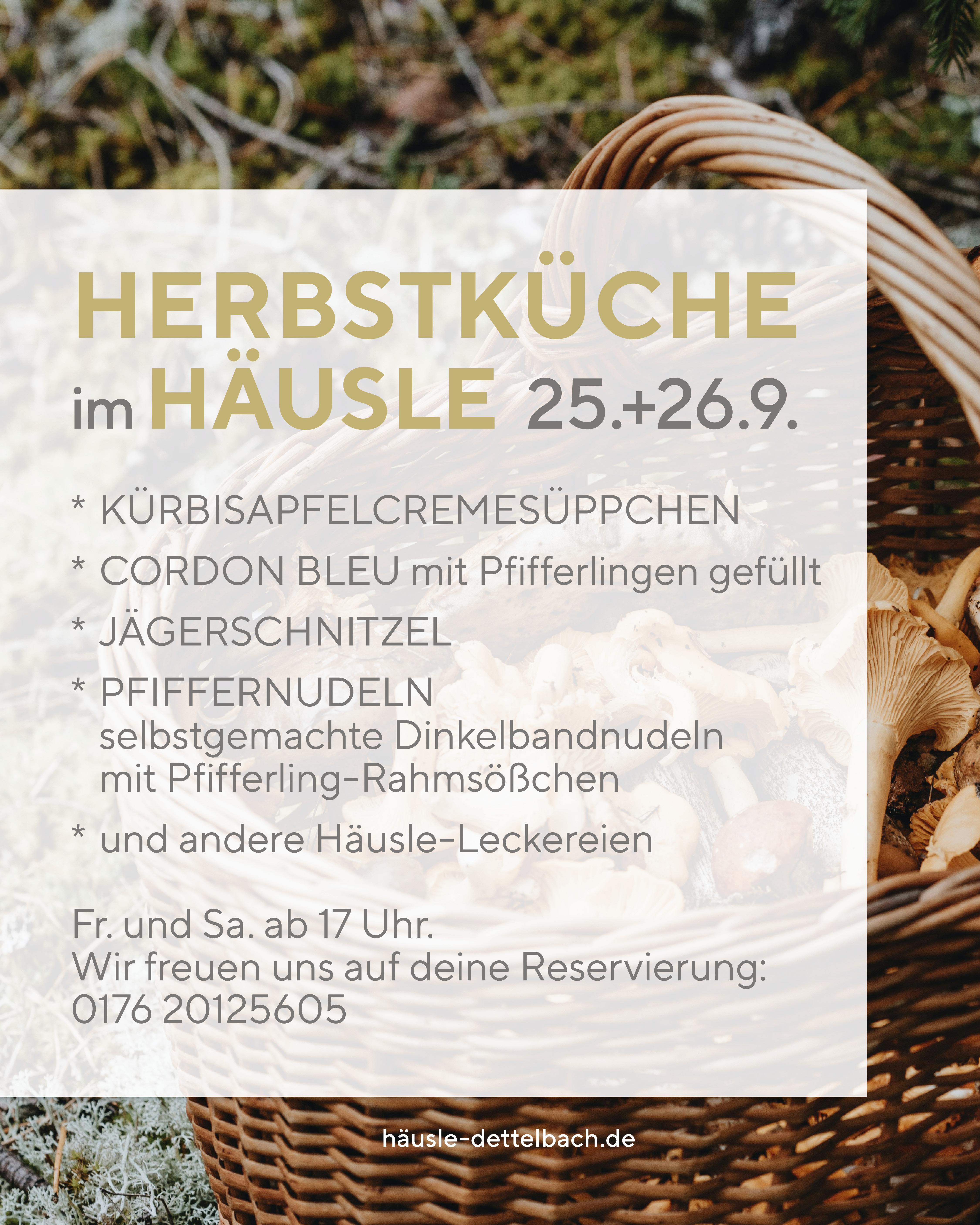 Herbstküche im Häusle am Rebenhügel