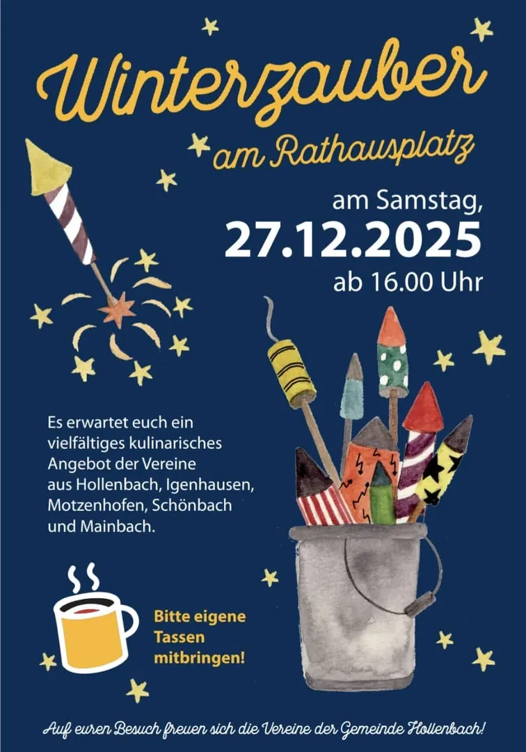 Morgen ist es soweit! Winterzauber in Hollenbach!