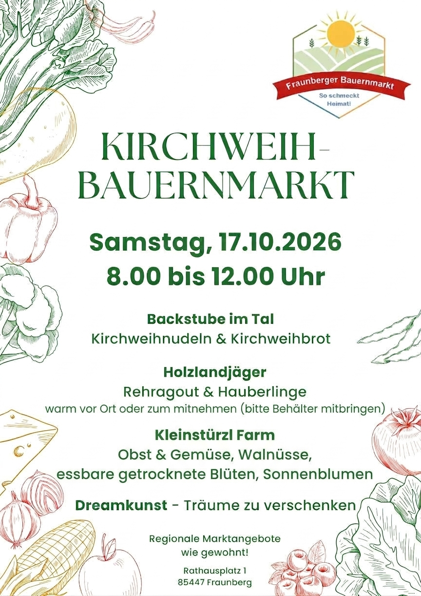 Es ist wieder Bauernmarkt!