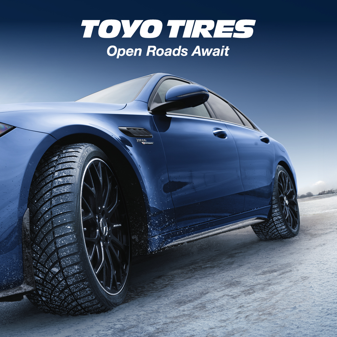 Mercedes auf Toyo Winterreifen Observe EWS1