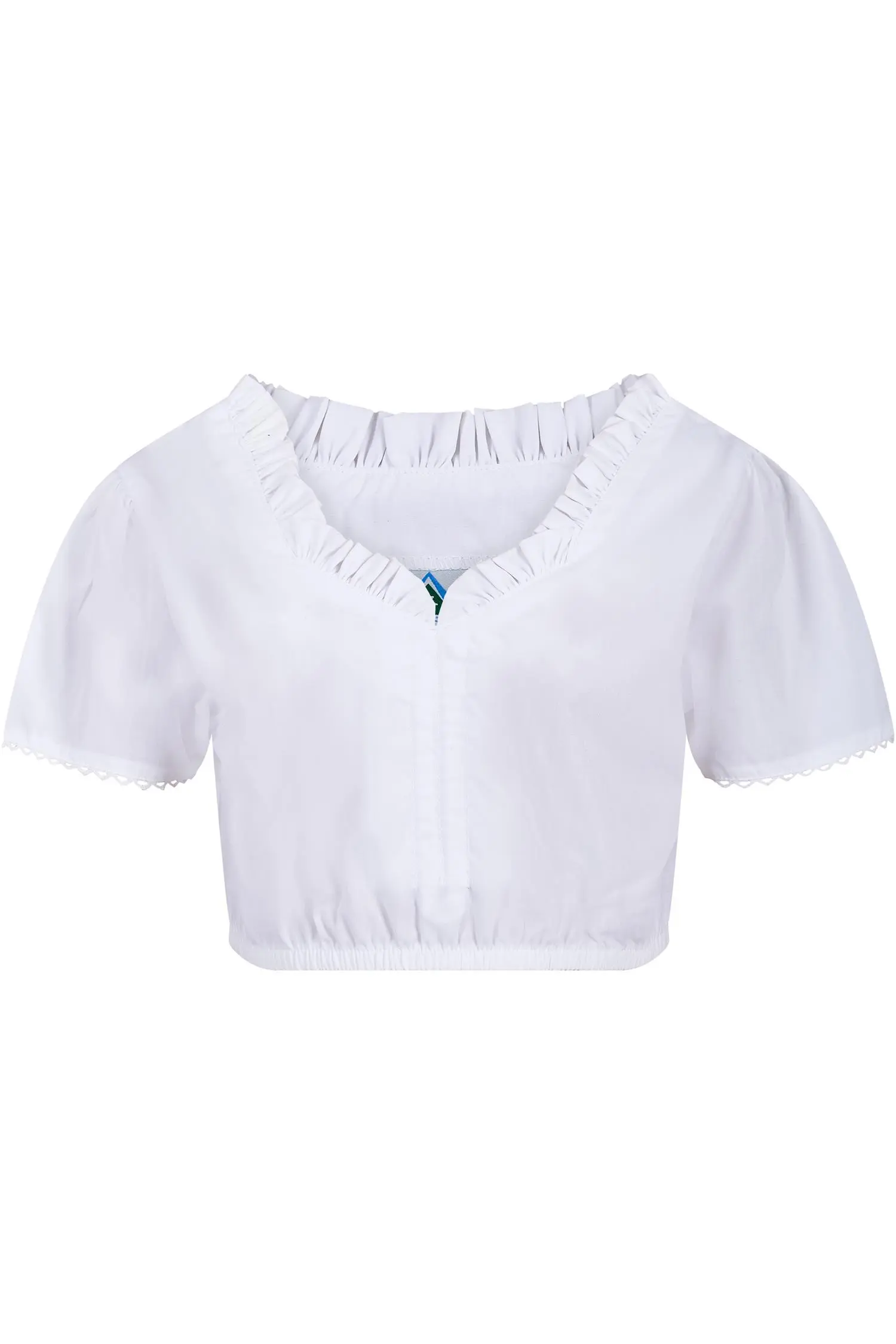 Kinder Dirndlbluse von Isar-Trachten in Weiß Isar Trachten Kinderbluse in Weiß