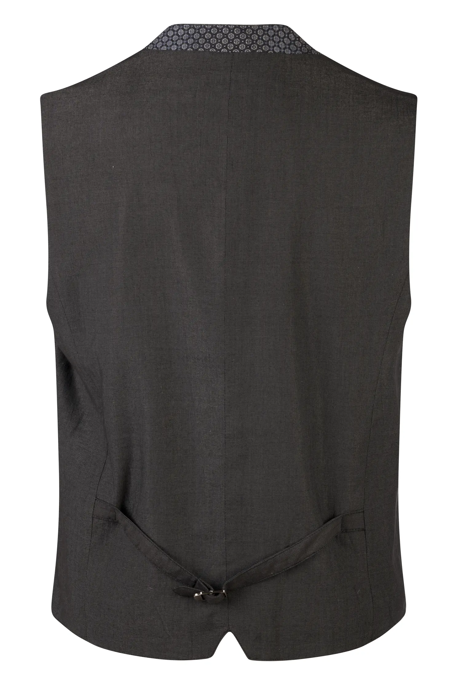 Trachtenweste Bruno in dunkelblau - Rückseite