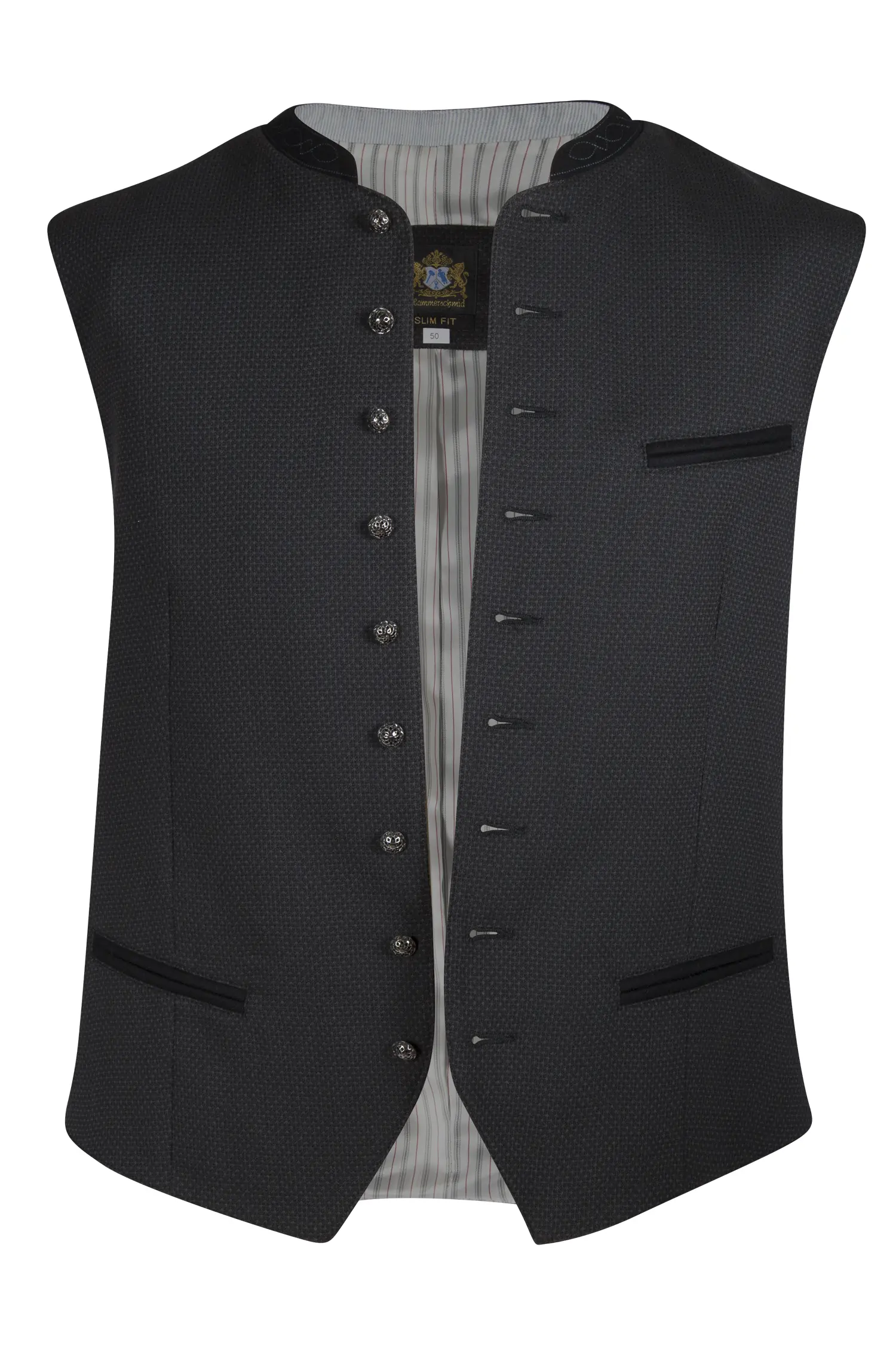 Trachtenweste Mirko in schwarz